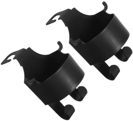 Gatuida Soportes Portavasos para Reposacabezas De Coche 2 Unidades, Organizador Resistente De PP para Asiento Trasero, Almacenamiento Funcional para Vehículo, Uso Práctico Cualquier Coche
