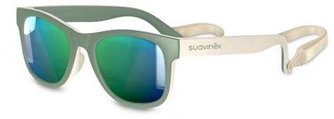 Suavinex, Gafas de Sol para Niños de 2 a 3 Años, Polarizadas, con Filtro UV 400, 100% Protección Rayos UVA y UVB, con Funda y Cinta de Sujeción Incluidas, Muy Flexibles y Ligeras
