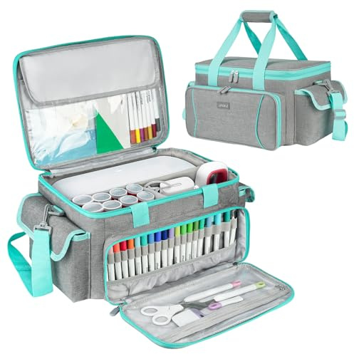 LEFOR·Z Tragetasche kompatibel mit Cricut Joy Xtra Smart Schneidemaschine, tragbare Aufbewahrungstasche mit Schultergurt, kompatibel mit Cricut Joy Xtra Zubehör, Cricut Tools
