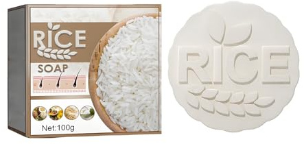 Wonsters Shampoo solido al riso, shampoo solido per la crescita dei capelli all'acqua di riso, sapone shampoo, idratante