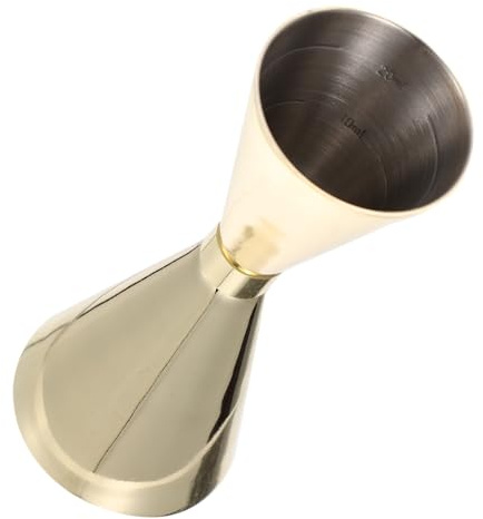 MAGICLULU Medidor de Vino Doble Jigger de Acero Inoxidable Copa Medidora de Cócteles Resistente y Fácil de Limpiar para Bar y Uso Familiar