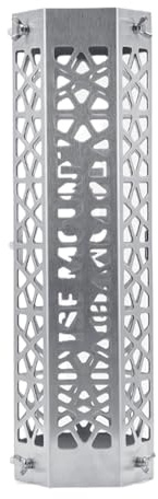 Fireplace Protection Grid Cover, Stainless Steel Protective Grille | Hexagonal Duct Screen | for Travel, Hiking, Picnic, Camping, Home, Garden, Patio
