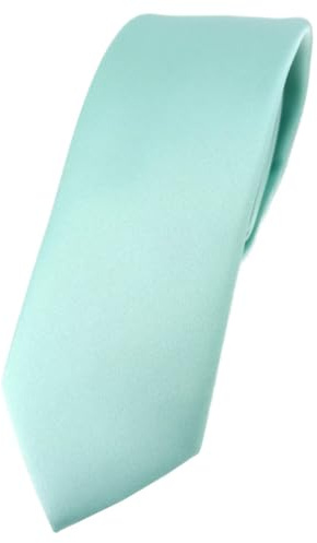TigerTie Herren Krawatte – schmale 5,5 cm Krawatte in einfarbigem Design, ideal für Geschäftstermine, festliche Anlässe und die Freizeit