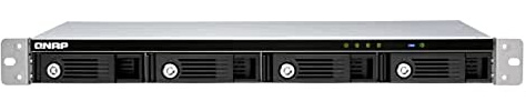 QNAP TR-004U 1U 4 Bay Hard Drive Enclosure Direct Attached Storage (Das) with hardware RAID USB 3.0 Type-C