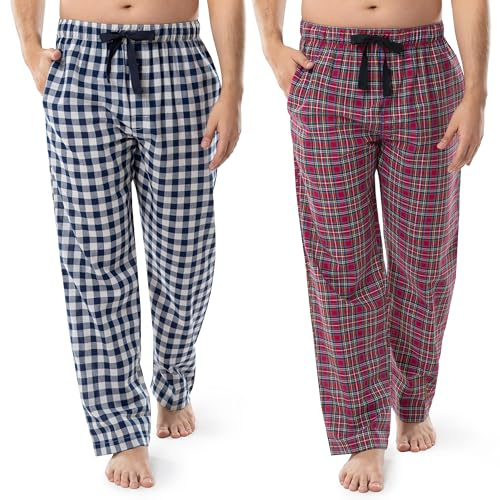 Fruit of the Loom Herren Woven Broadcloth Sleep Pant Pyjamahose (1er Pack)