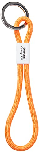 Pantone Design-Schlüsselband Key Chain Short, Schlüsselanhänger für Handgelenk, robust und farbenfroh, 021C, Nylon, Orange 021, One Size, 101300021