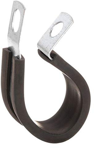 Cushioned Cable Clamp,Clamp, Pk 50 Steel 5/8 in Cable Clamping Dia.-2040002377
