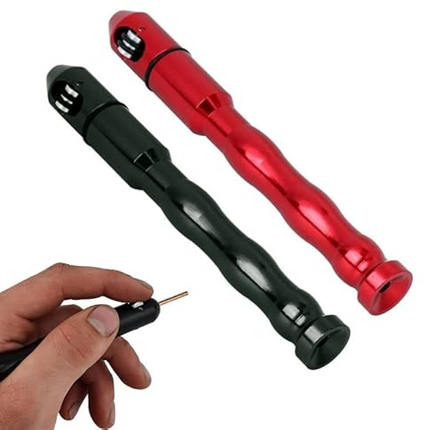 TIG Welding Wire Feed Pen Filler Rod Holder Finger Feeder for 1.0-3.2mm RODS (Colour Red)
