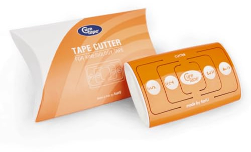 CureTape® Kinesiotape Cutter: Das ultimative Gerät zum Schneiden von Kinesiologie Tape | Mühelos, präzise und bequem! | Vorgeschnittenes medizinisches und kinesiologisches Tape auf Anfrage