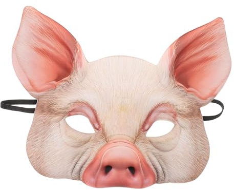 CHILDWEET Maskenmaske Für Kinder Tiermaske Schweinemaske Für Maskenpartys