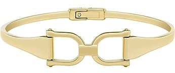 Fossil Heritage D-Link damarmband, guldpläterat rostfritt stål, JF04524710
