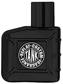 Replay - Tank Custom For Man Eau de Toilette - Intensiver und umhüllender Herrenduft mit kühlem Charakter, holziger Duftnote - Aromatisch. Flasche mit 30 ml