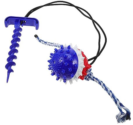 POPETPOP Praktisches Hundemolar-Spielzeug Kreativer Zugball Zum Kauen Interaktives Haustier-zubehör Für Zahnpflege Geeignet Für Drinnen Und Draußen Fördert Gesundheit Und