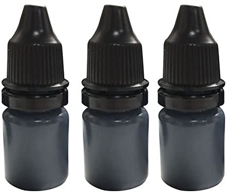 fanelod 5 Address Stamp Refill Ink,3 Identity Protection Roller Refills - For Confidential Roller Stamp, Privacy & Security Stamp, Designed For ID Blackout Security