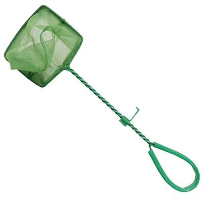 Rete per pesci d'acquario, Rete per acquario | Acquario a rete per gamberetti a maglia fine morbida con manico lungo,Strumenti per la pulizia, rete per pesciolini, schiumatoio per acquari, acchiappape