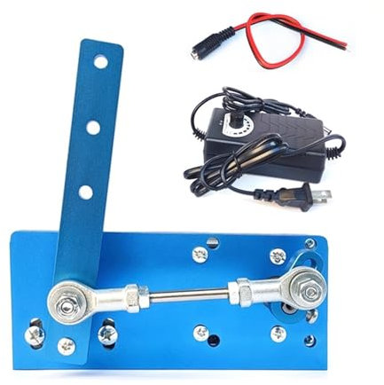 Schiebetoröffner DC 12V 24V Getriebemotor Hubkolben-Schaukelmotor DIY-Design Hubkolbengetriebemotor Schwenkwinkel 20-120 Grad Wobbler-Maschine Mehrfacher Schutz und Sicherheit(AU 220V,24V 275times min