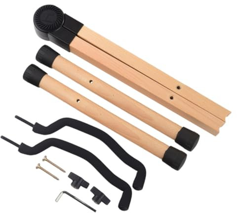 VICASKY Gitarrenbodenständer Tragbarer Gitarrenständer Akustikgitarrenständer Für Gitarrenständer Mit Holzoberfläche