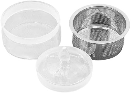 APLVFFZH Kits de Réparation de Montres, Tasse D'huile de Montre avec Filet, Pot de Nettoyage de Mouvement de Montre Portable Facile à Nettoyer pour L'entretien