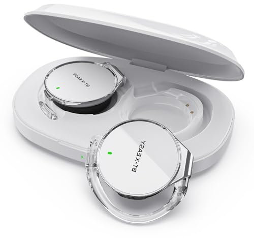 Auriculares in-ear Bluetooth 5.4, auriculares abiertos inalámbricos Bluetooth, cancelación de ruido, clip en forma de gota de agua, auriculares deportivos Bluetooth con 4 micrófonos, ajuste cómodo