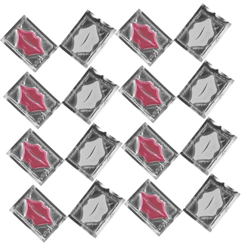 WEKADRIN Maschera per Labbra Rimpolpante e Idratante in Gel Collagene, 20 Pezzi, Cerotti Leviganti per Labbra Secche e Screpolate, Trattamento Prolungato per Viaggi e Uso Quotidiano
