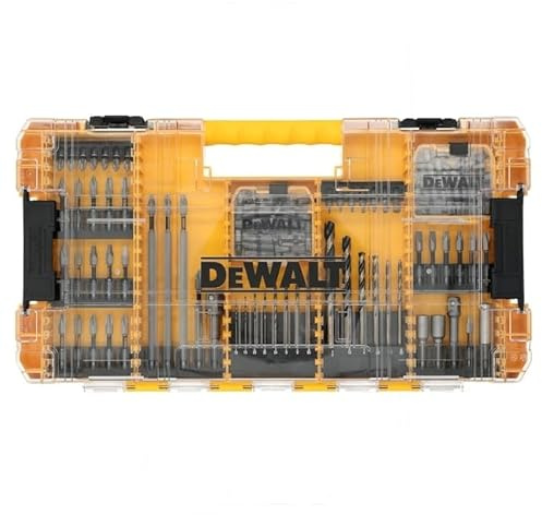 Tough Grip 120-Piece Screwdriver Bit Set, 1/4-in Hex Shank, Impact Ready, Alloy Steel (DWAF120SETTG)