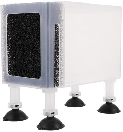NUOBESTY Boîtier de Pompe à Eau Grille Rigide et Filtre Préfiltre Piscine, Accessoire de Pompe Domestique, Fosse Septique et Carafe Filtrante, Conteneur Résistant