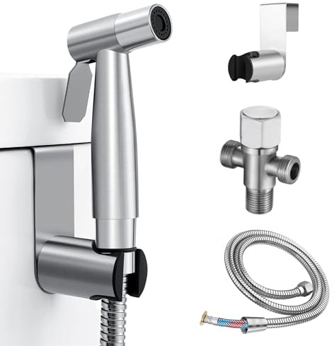 Ducha higencia para wc - bidet para wc - incluye todo lo necesario para su montaje - sistema de montaje facil - Ducha bidet - ducha inodoro