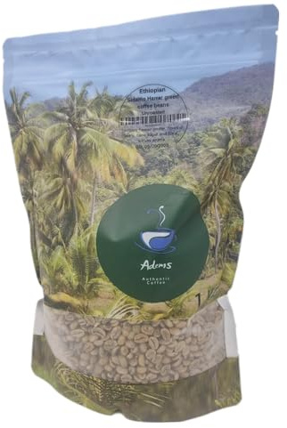 Adems sidamo ethiopian green coffee beans premium unroasted beans for home and business roasting 1 kg (Sidamo)