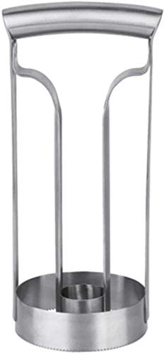 Pineapple Slicer Cutter and Slicer Tool Upgraded Stainless Steel Reinforced Thicker Fruit Tools, Ergonomic Handle Design Easy Kitchen Tool, Silver