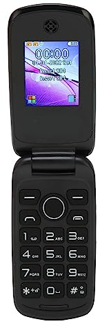 Telefono Cellulare Flip Sbloccato, Telefono Cellulare Flip per Anziani, Telefono Cellulare Flip Senior Sbloccato GSM con Pulsante Grande, Telefono Flip Sbloccato, BT, Doppia SIM, (Blu)