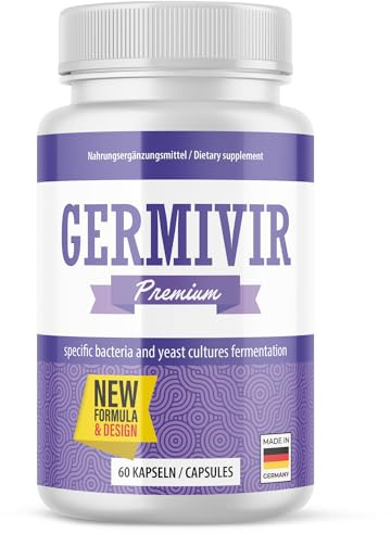 GERMIVIR Cápsulas Premium - 1x60 cápsulas | Sabor neutro - Para hombres y mujeres