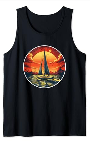 Porträt Segeln Segelsport Segelyacht Tank Top