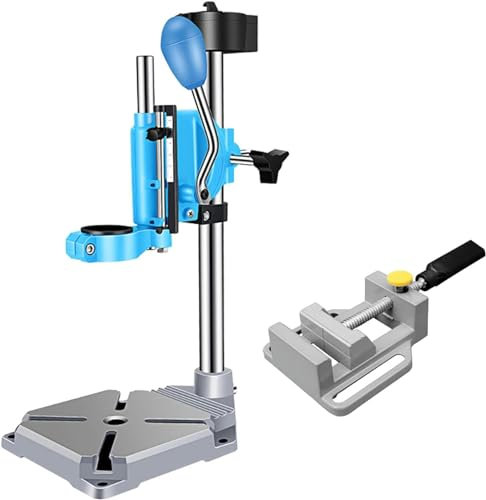 Bench Drill Press Stand,Drill Press Stand for Hand Drill, Benchtop Drill Press Floor Standing for Drill Workbench Repair Tool, Multifunctional Rotary Tool Support Stand for Drilling Collet