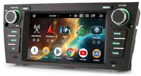 Erisin 8 Núcleos 4GB+64GB Android 14 DAB+ Radio Coche Estéreo para BMW 3er E90 E91 E92 E93 M3 GPS Navegador Soporte Inalámbrico CarPlay Android Auto Wifi 4G USB SD Bluetooth 5.0 DSP 7 Pantalla táctil