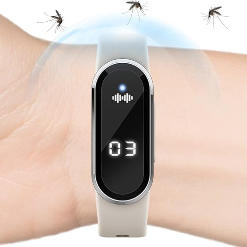 Orologio antistatico, bracciale con messa a - Orologio digitale da uomo | Braccialetto anti-zanzare ricaricabile portatile ad ultrasuoni antistatico per donne anziane e incinte