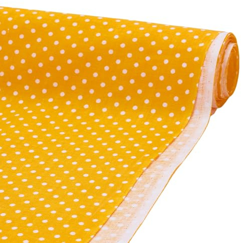 FINGERINSPIRE Orange Mini Polka Dot Fat Quarters Quilting Stoffpakete 102x158cm Baumwoll Patchworkstoff Zum Nähen Und Basteln Für Handgefertigte Bastelbedarfsartikel Kleidungszubehör