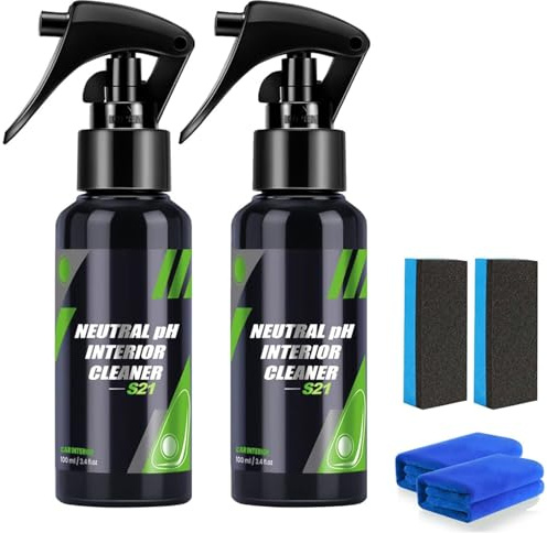 2 pezzi Spray detergente efficace per motori,Agente di rivestimento per auto,Spray detergente e sgrassante industriale,Rimuove sporco, incrostazioni, sgrassatore