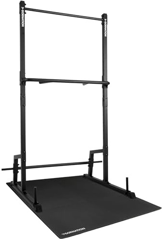 GORNATION Pull Up Station, Klimmzugstange freistehende, Freistehender Power Tower, Klimmzugstation, multifunktionaler Kraftturm für Zuhause, Fitness Rack, für Klimmzüge & Calisthenics