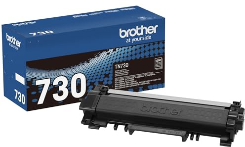 Brother Genuine Standard Yield Toner Cartridge, TN730, Replacement Black Toner, Page Yield Up To 1,200 Pages, Amazon Dash Replenishment Cartridge,1 Pack