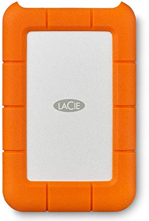 LaCie Rugged - HDD Externo de 5 TB (USB 3.1, Tipo C) Color Naranja
