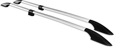 Dachreling Relingträger für VW T5 T6 2003-2025 L1 Kurzer Alu Silber 2X