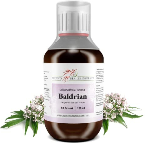 Baldrian Tinktur (alkoholfrei) 150ml | Valeriana officinalis Tropfen (1:4 Extrakt) | Top Premium Qualität aus Österreich | Veganes Nahrungsergänzungsmittel ohne Zusatzstoffe | Baldrianwurzel