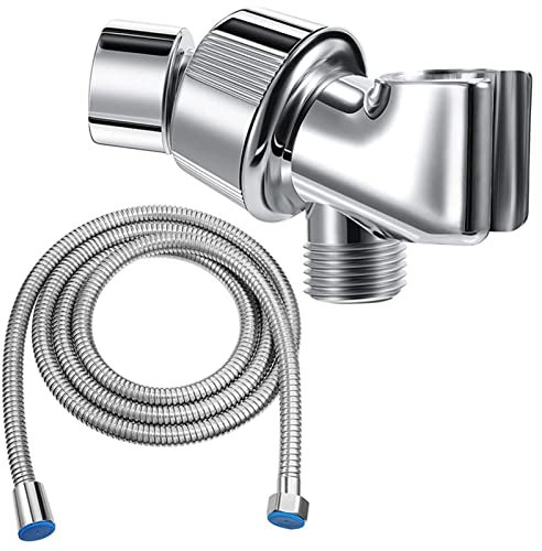 LORIER Douche Porte-bras for 79 pouces douche flexible de douche support de la tête de remplacement ajustable support de la tête de tuyau inoxydable Support d'installation de douche