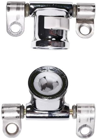 Cerniere per sedile WC rimovibili, cromate, compatibili con Dama Senso Giralda AI0002100R