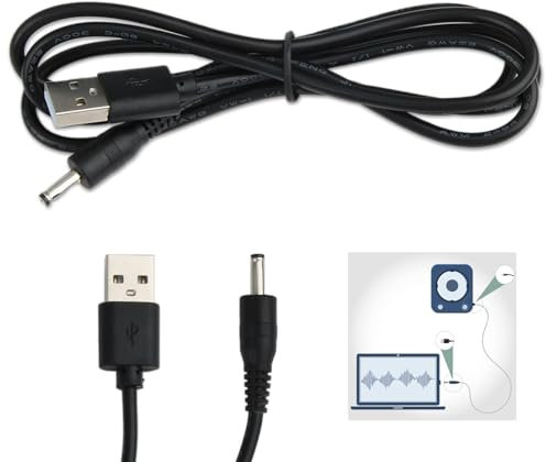 USB Toothbrush Charger, Compatible with Fairywill FWP11 FW-508 FW-507 FW-917 SG-508 FW508 FW507 D1 D3 D7 D8 E6 E10 E11 P11 Plus Pro TB-508, Copper Wire Core Length for Travel and Home Use (1M)