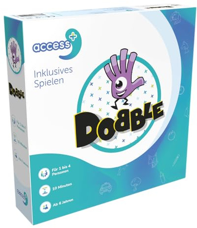 Asmodee, Dobble Access+, Schnelles Familienspiel, Deutsch