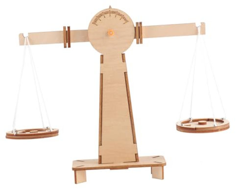 JOINPAYA Selbstgemacht Holz Waagenspielzeug Balance Waage Kinder Lehrspielzeug Eltern Kind Interaktiv Geschenk Ab 6 Jahren