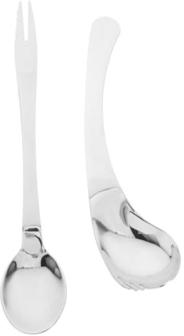 KICHOUSE Ergonomisches Löffel- -set Für Ältere Menschen Tragbares Adaptives Besteck Für Behinderte Reisende Esshilfe