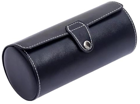 Porta orologi, Custodia da viaggio per rotolo di orologi, Scatola di visualizzazione del rotolo di orologio, Organizzatore di rotoli di orologi cilindrici, Custodia per organizer per gioielli