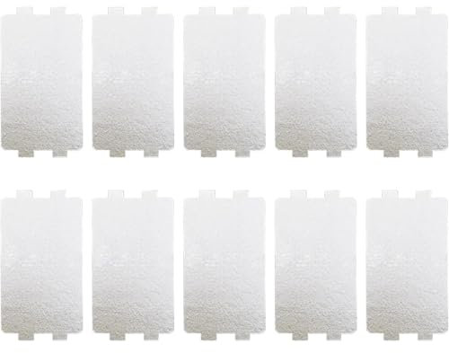 10 piastre di ricambio totali Foglie ispessite Forno a microonde, lamiera lucida ondulata piastra di copertura per un riscaldamento efficiente